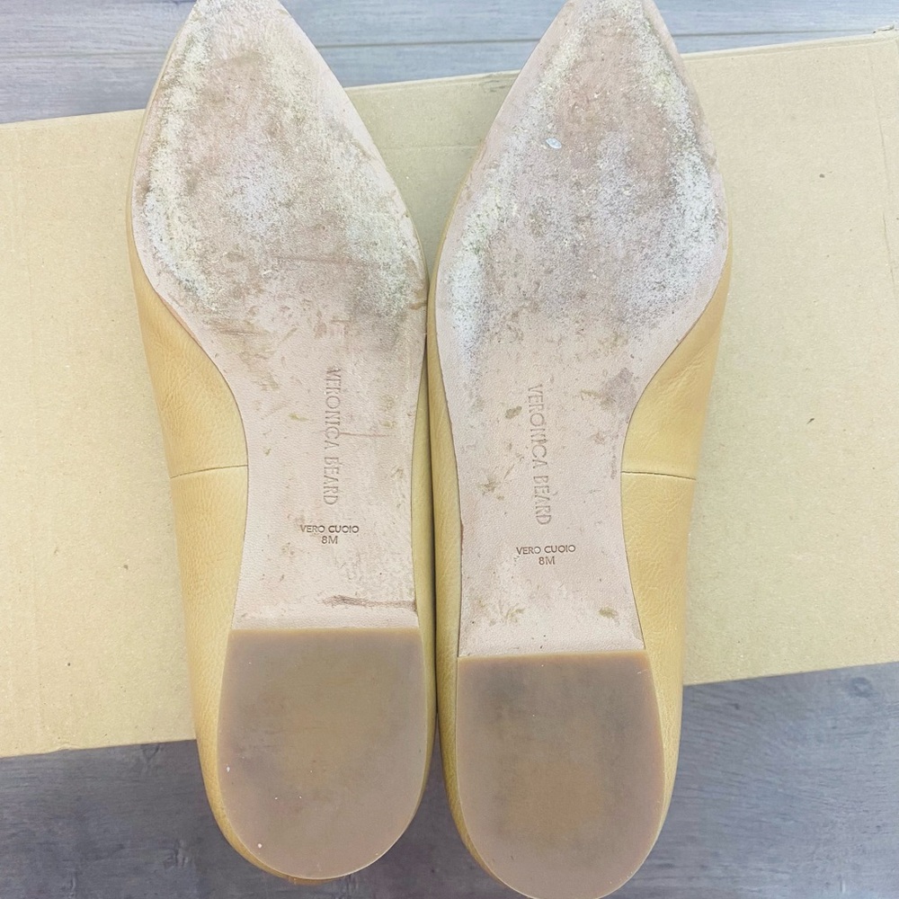 Use VERONICA BEARD
Catherine Leather Bow Ballerina Flats size 8 no box - Picture 9 of 10